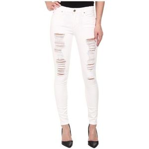 JOES white ripped skinny jeans
